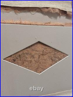 Vintage Native American Warrior Shield Mixed Media, Rare Fine Art Decor Gifts