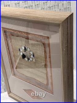 Vintage Native American Warrior Shield Mixed Media, Rare Fine Art Decor Gifts