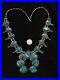 Vintage-Navajo-RARE-Morenci-Turquoise-Sterling-Squash-Blossom-Necklace-179-grams-01-mmw