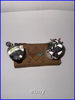 Vintage RARE Native American Kachina Doll Koshare Clown Hand Carved Symbols