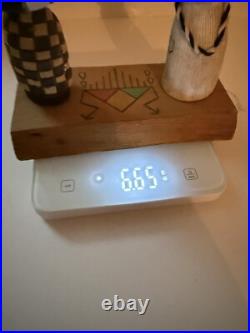 Vintage RARE Native American Kachina Doll Koshare Clown Hand Carved Symbols