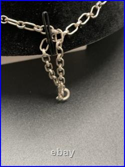 Vintage RARE Native American Navajo Sterling Charm Necklace South Western 37g