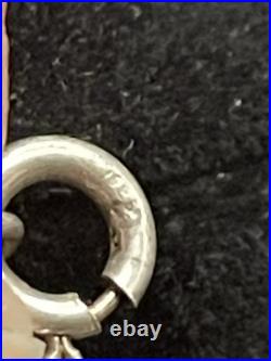 Vintage RARE Native American Navajo Sterling Charm Necklace South Western 37g