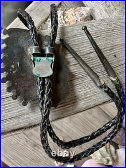 Vintage RARE VARIANT Ralph Quam Native American Zuni Sterling Indian Chief Bolo
