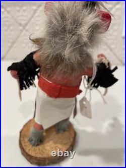 Vintage Rare HOPI Star Man Kachina Doll Hand-Carved & Hand-Painted 7