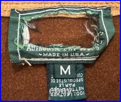 Vintage Rare Native American Hand Painted Ralph Lauren Leather Dress Size M