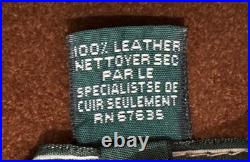 Vintage Rare Native American Hand Painted Ralph Lauren Leather Dress Size M