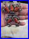 Vintage-Rare-Native-American-Necklace-Coral-Silver-CHAIN-01-xe