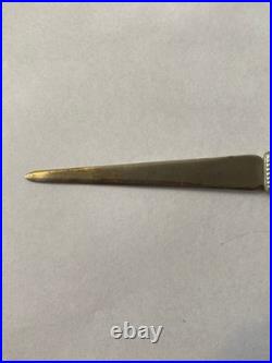 Vintage Rare Navajo Native American Letter Opener Sterling Silver Turquoise