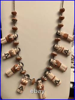 Vintage Rare Pottery Native Signed Maria C. Santa Domingo Pueblo Jewelry Painted