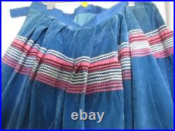Vintage Seminole Patchwork Skirt Native American Tribal Art Authentic and Rare