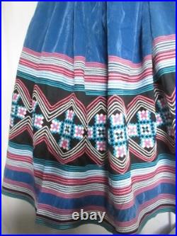 Vintage Seminole Patchwork Skirt Native American Tribal Art Authentic and Rare