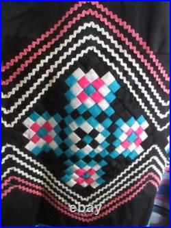 Vintage Seminole Patchwork Skirt Native American Tribal Art Authentic and Rare