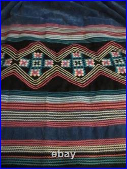 Vintage Seminole Patchwork Skirt Native American Tribal Art Authentic and Rare
