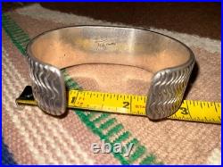 Vintage, Tony Aquilar Sr. Heavy Ingot Cuff, 7 Total, special! Rare, Cool