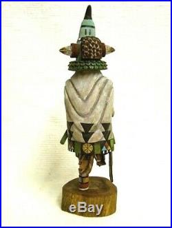Vintage ZUNI SIO HEMIS TA-AMU Kachina Doll, Hopi Carved by Alban Mooya Jr, RARE