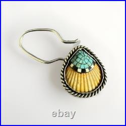 Vintage native american key ring rare Bennett Pat. Pend. C-31 Signed