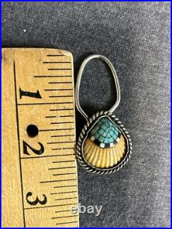 Vintage native american key ring rare Bennett Pat. Pend. C-31 Signed