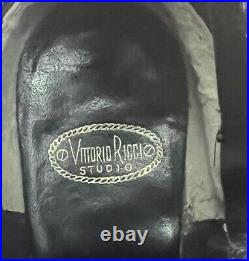 Vittorio Ricci Studio 9 Cowboy Boots Ornate Native American Cowgirl Rare