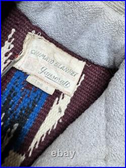 Vtg 1930s Ganscraft Chimayo Blanket Jacket Kids Size 4 Rare Native American