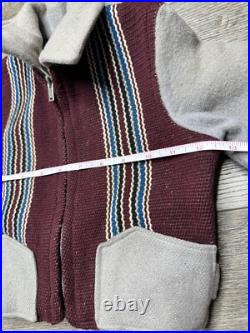 Vtg 1930s Ganscraft Chimayo Blanket Jacket Kids Size 4 Rare Native American