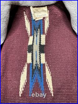 Vtg 1930s Ganscraft Chimayo Blanket Jacket Kids Size 4 Rare Native American