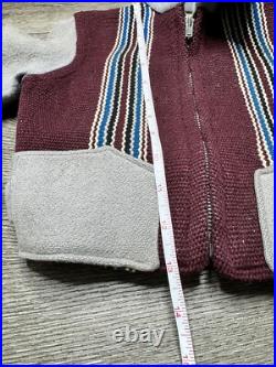 Vtg 1930s Ganscraft Chimayo Blanket Jacket Kids Size 4 Rare Native American
