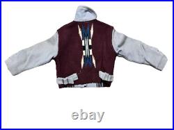 Vtg 1930s Ganscraft Chimayo Blanket Jacket Kids Size 4 Rare Native American
