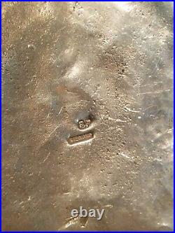 Vtg Brenda Pete Navajo Sterling Silver Concho Belt 450.5 gr. Rare Find 37 Long