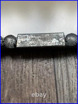 Vtg Rare 1959 Native American Chief Picture Photo Frame High Chief White Wolf