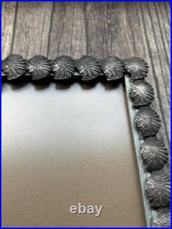 Vtg Rare 1959 Native American Chief Picture Photo Frame High Chief White Wolf