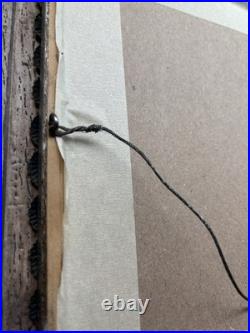 Vtg Rare 1959 Native American Chief Picture Photo Frame High Chief White Wolf