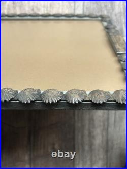 Vtg Rare 1959 Native American Chief Picture Photo Frame High Chief White Wolf