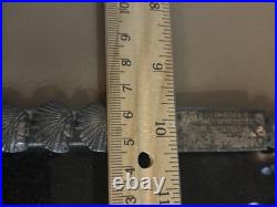 Vtg Rare 1959 Native American Chief Picture Photo Frame High Chief White Wolf