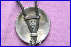 Vtg Rare Chief Shatka Bear Step Thunderbird Native American Western Bolo Tie