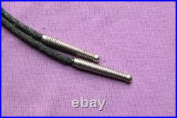 Vtg Rare Chief Shatka Bear Step Thunderbird Native American Western Bolo Tie