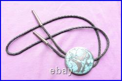 Vtg Rare Chief Shatka Bear Step Thunderbird Native American Western Bolo Tie
