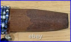 Vtg Rare HTF Native American Handmade Authentic 12 Carved Antler Turtle Pipe