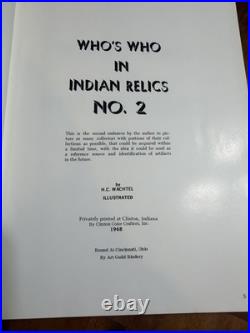 Who's Who In Indian Relics Vol. 1-3 By Hubert Wachtel Vintage Very Rare