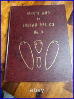 Who's Who In Indian Relics Vol. 1-3 By Hubert Wachtel Vintage Very Rare
