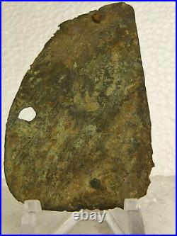 X-RARE Shaman Transformation Gorget with35+ Pictographs! Native American Hopewell