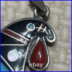 ZUNI Vintage Zuni Necklace Charm 4cm Native American Jewelry Rare