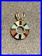 Zuni-Native-American-Hand-Crafted-Pendant-Sterling-Silver-Angelena-Laahty-Rare-01-lvl