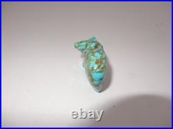 Zuni Vintage Native American Fetish Turqu Bear Saul Yuselew Very Rare syu225